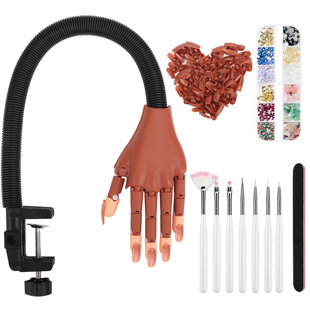 Practice Fake Hands Model Set for Nail Art Making Exercises Painting Tool Training Manicure for Beginner Practice Equipment
Practice Fake Hands Model Set for Nail Art Making Exercises Painting Tool Training Manicure for Beginner Practice Equipment