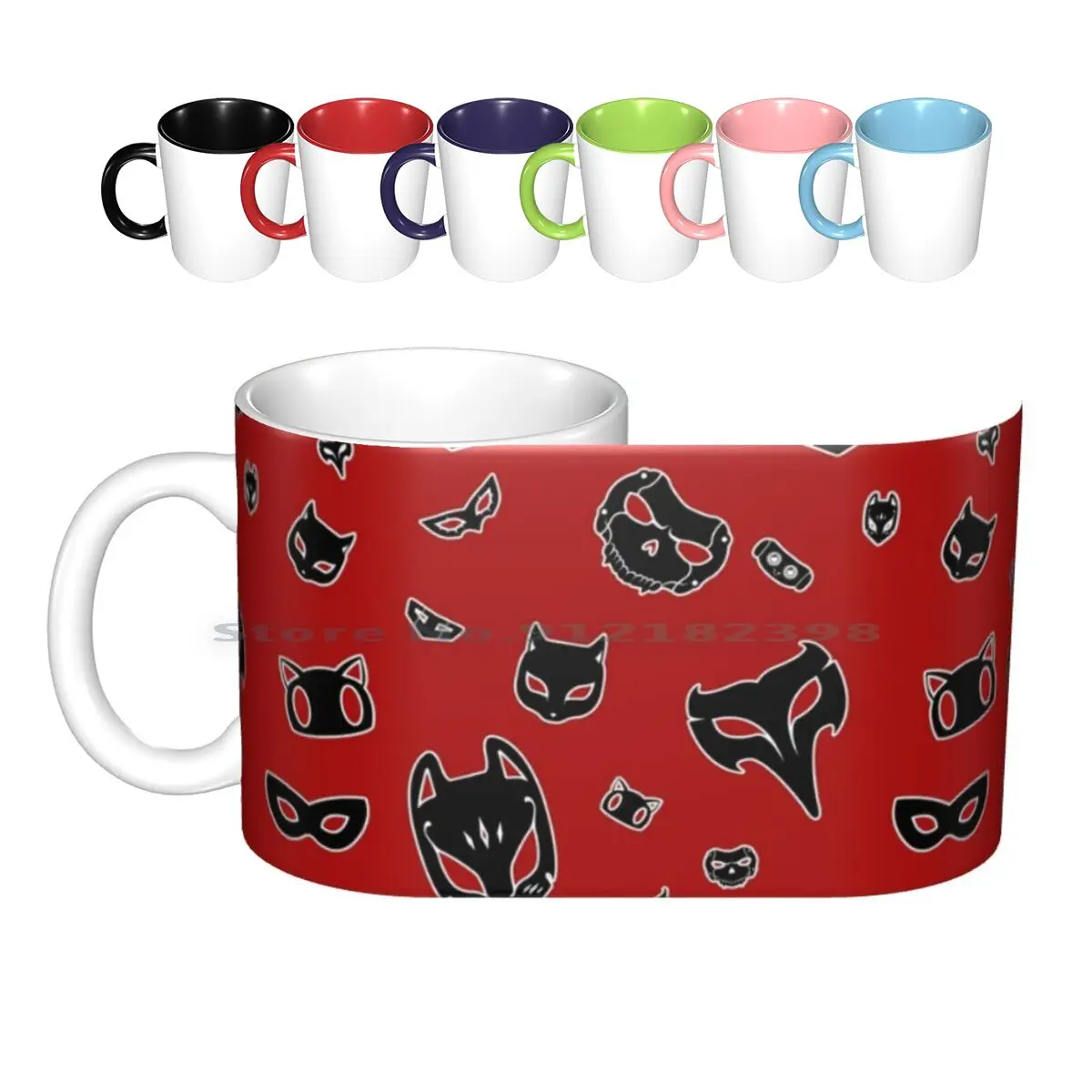 Керамические кружки Persona 5 Royal с рисунком фантомного вора и маской, кофейные чашки, кружка для молока и чая Persona 5 Persona 5 Royal
Керамические кружки Persona 5 Royal с рисунком фантомного вора и маской, кофейные чашки, кружка для молока и чая Persona 5 Persona 5 Royal