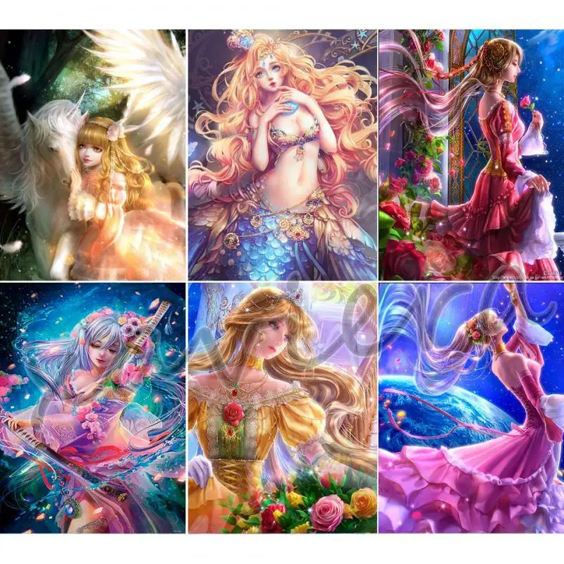 Xaviera Diy 5D Diamond Painting Fantasy Mermaid Fairy Princess Mosaic Embroidery Art Picture of Rhinestones Cross Stitch Kits
Xaviera Diy 5D Diamond Painting Fantasy Mermaid Fairy Princess Mosaic Embroidery Art Picture of Rhinestones Cross Stitch Kits