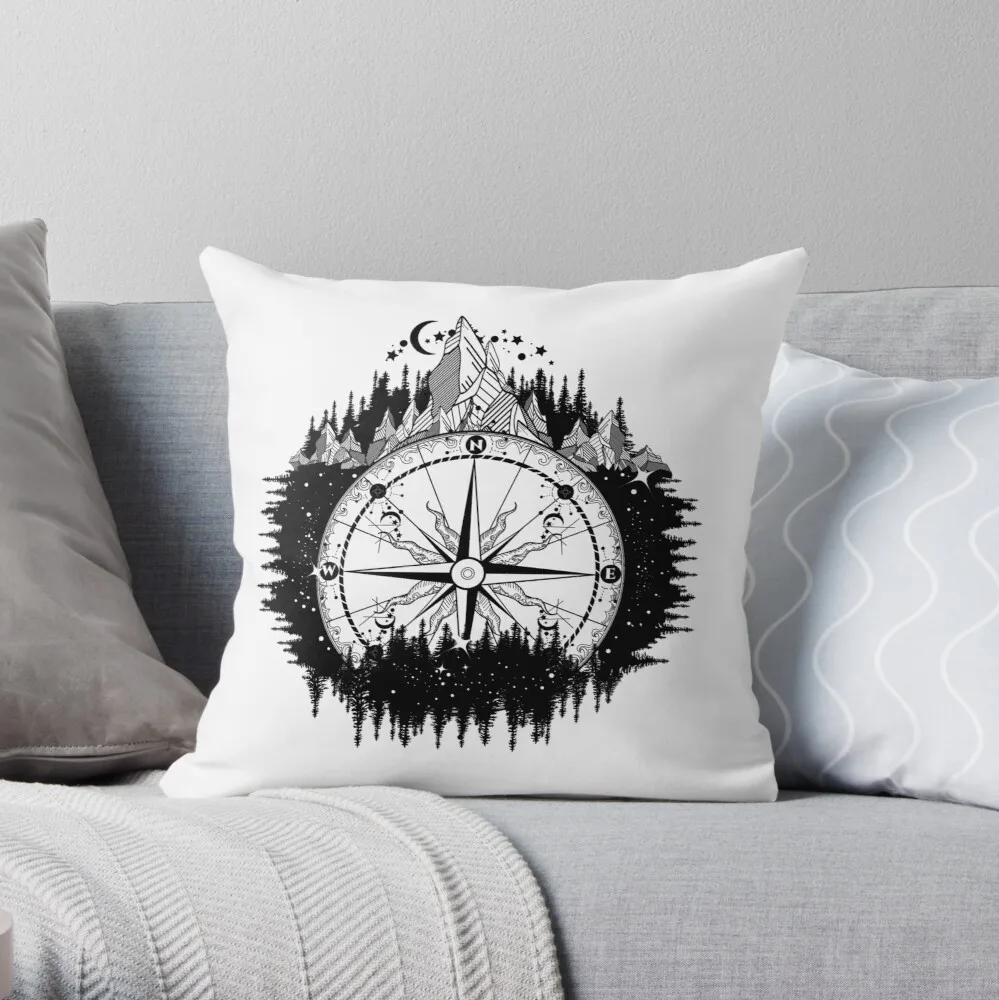 Mountain and compass Throw Pillow Cushion Cover Polyester throw pillows case on sofa home living room car seat decor 45x45cm
Mountain and compass Throw Pillow Cushion Cover Polyester throw pillows case on sofa home living room car seat decor 45x45cm
