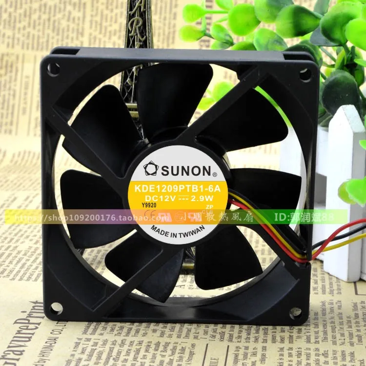 Новый KDE1209PTB1-6AR KDE1209PTB1-6A 12V 2,9 W защиты электродвигателя Вентилятор охлаждения
Новый KDE1209PTB1-6AR KDE1209PTB1-6A 12V 2,9 W защиты электродвигателя Вентилятор охлаждения