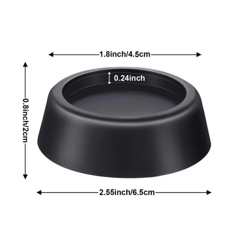 4Pcs Anti Vibration Feet Pads for Washing Machine Non-slip Dryer Pads Refrigerator Mute Furniture Holder Hidden Hardware Black
4Pcs Anti Vibration Feet Pads for Washing Machine Non-slip Dryer Pads Refrigerator Mute Furniture Holder Hidden Hardware Black