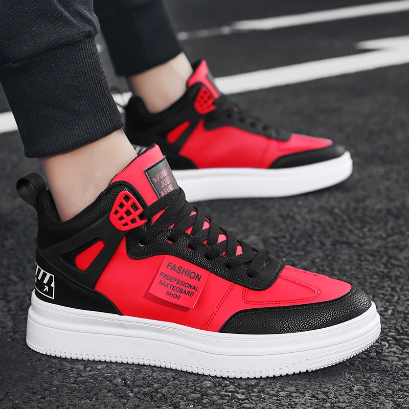 Brand Men PU Leather Skateboarding Shoes Superstar Sneakers Thick Sole Top Boots Male Sport Shoe zapatillas hombre Mens Footwear
Brand Men PU Leather Skateboarding Shoes Superstar Sneakers Thick Sole Top Boots Male Sport Shoe zapatillas hombre Mens Footwear