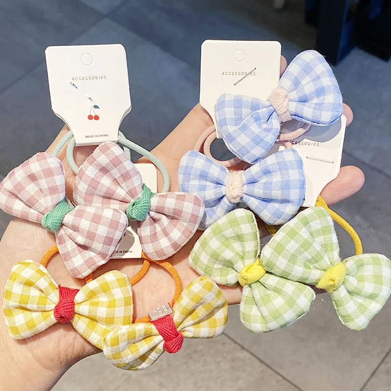 2PCS/Set New Girls Cute Plaid Bow Elastic Hair Bands Kids Ponytail Holder Scrunchie Headband Children Fashion Hair Accessories
2PCS/Set New Girls Cute Plaid Bow Elastic Hair Bands Kids Ponytail Holder Scrunchie Headband Children Fashion Hair Accessories