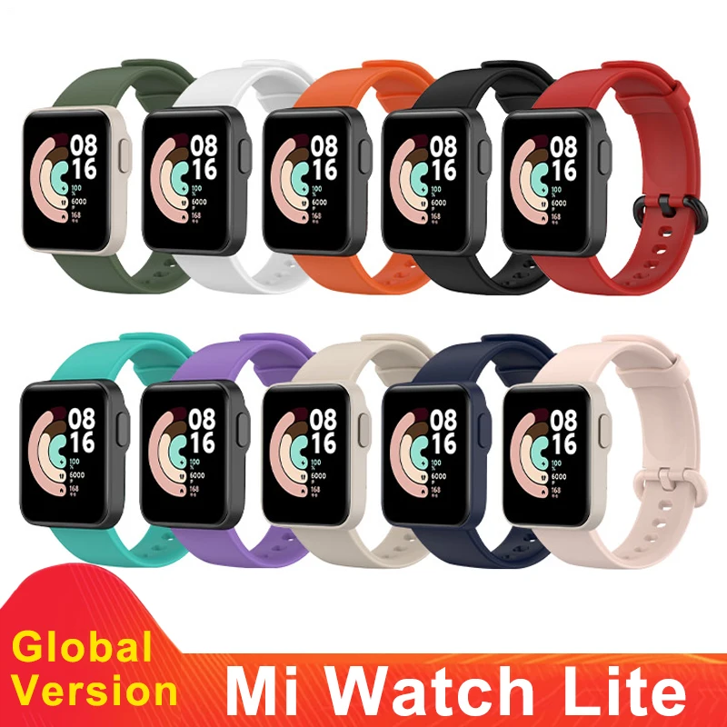 Xiaomi Mi Watch Lite GPS 1.4inch Fitness Tracker Heart Rate Monitor Smart Sport BraceletBluetooth-compatible 5.0 Global Version
Xiaomi Mi Watch Lite GPS 1.4inch Fitness Tracker Heart Rate Monitor Smart Sport BraceletBluetooth-compatible 5.0 Global Version
