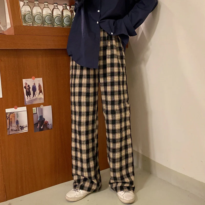 Модные клетчатые брюки в Корейском стиле, женские повседневные шикарные свободные брюки с широкими штанинами в стиле ретро, Подростковая у...
Модные клетчатые брюки в Корейском стиле, женские повседневные шикарные свободные брюки с широкими штанинами в стиле ретро, Подростковая у...
