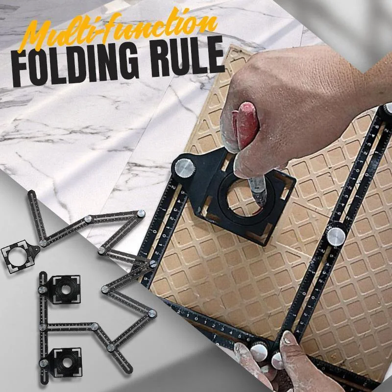 Multi Angle Measuring Ruler 12-side Alloy Angle Finder Template Tool 12- Folding Ruler Brick Tile Wood Corner Positioning Tools
Multi Angle Measuring Ruler 12-side Alloy Angle Finder Template Tool 12- Folding Ruler Brick Tile Wood Corner Positioning Tools