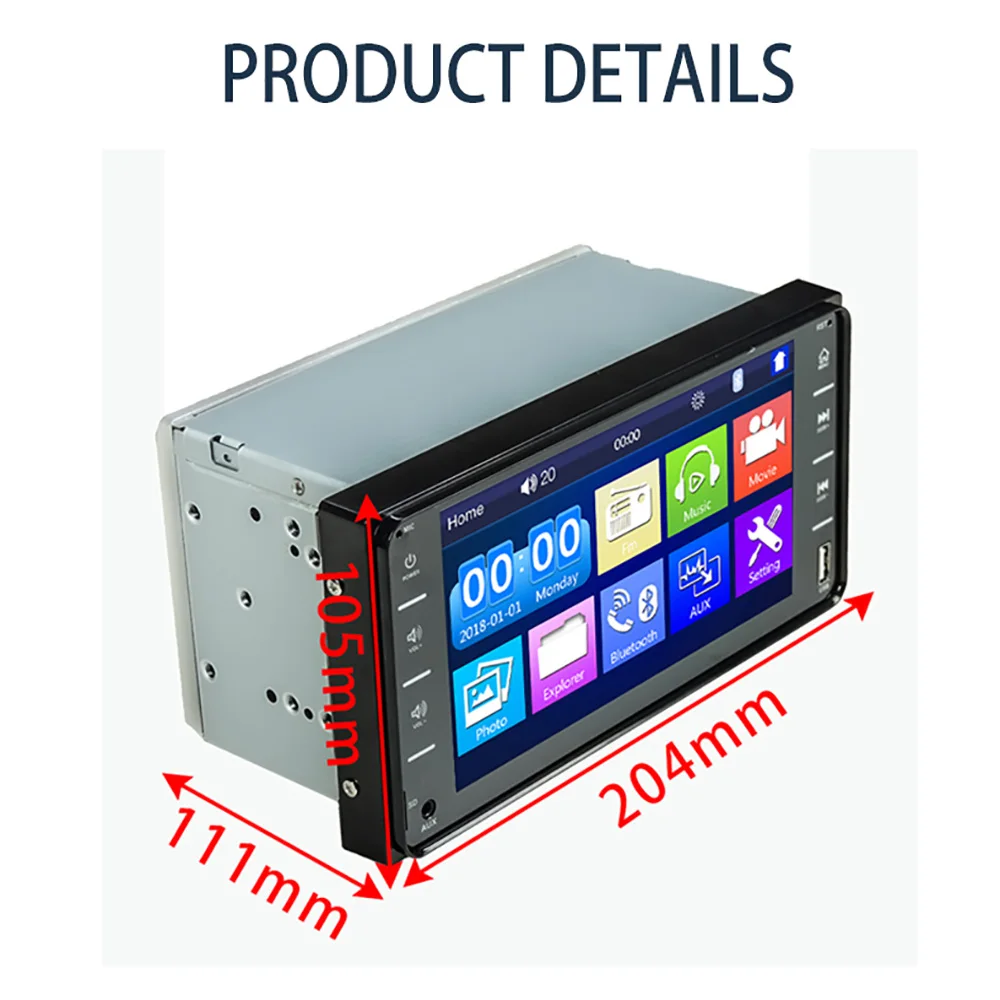 Car Radio Auto Radio MP5 Player 7 inch Mirror Link Rear View Camera GPS Navigation Split Screen DVR Sub
Car Radio Auto Radio MP5 Player 7 inch Mirror Link Rear View Camera GPS Navigation Split Screen DVR Sub