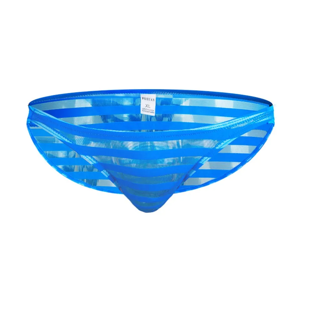 Men Horizontal Striped Bikini Ultra-Thin Seamless Mesh Transparent Sexy Panties Men's Horizontal Striped Bikini Ultra-thin Seaml
Men Horizontal Striped Bikini Ultra-Thin Seamless Mesh Transparent Sexy Panties Men's Horizontal Striped Bikini Ultra-thin Seaml