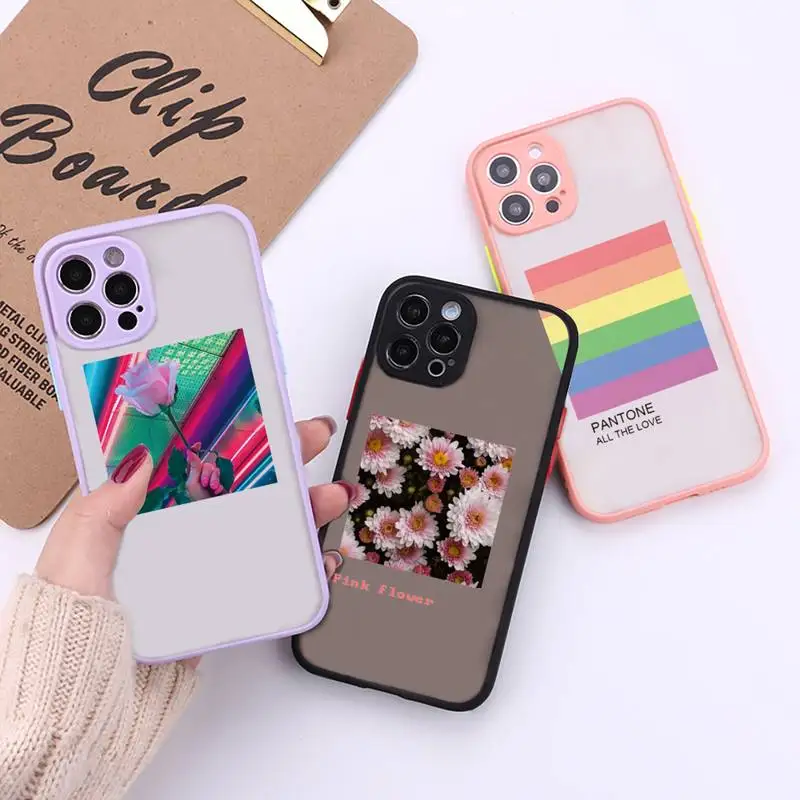 Flower Summer Pink Phone Case For iPhone 13 12 11 Mini Pro XR XS Max 7 8 Plus X Matte transparent Back Cover
Flower Summer Pink Phone Case For iPhone 13 12 11 Mini Pro XR XS Max 7 8 Plus X Matte transparent Back Cover