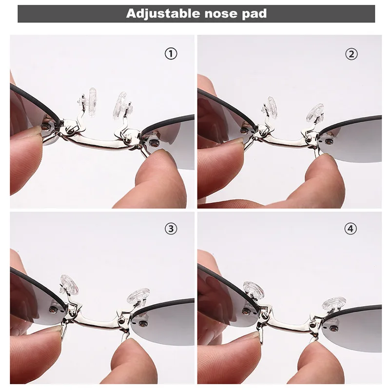Rimless Sunglasses Vintage Ultralight Driver Goggles Clip On Nose Lens Round Glasses Fashion Frameless Eyeglasses
Rimless Sunglasses Vintage Ultralight Driver Goggles Clip On Nose Lens Round Glasses Fashion Frameless Eyeglasses