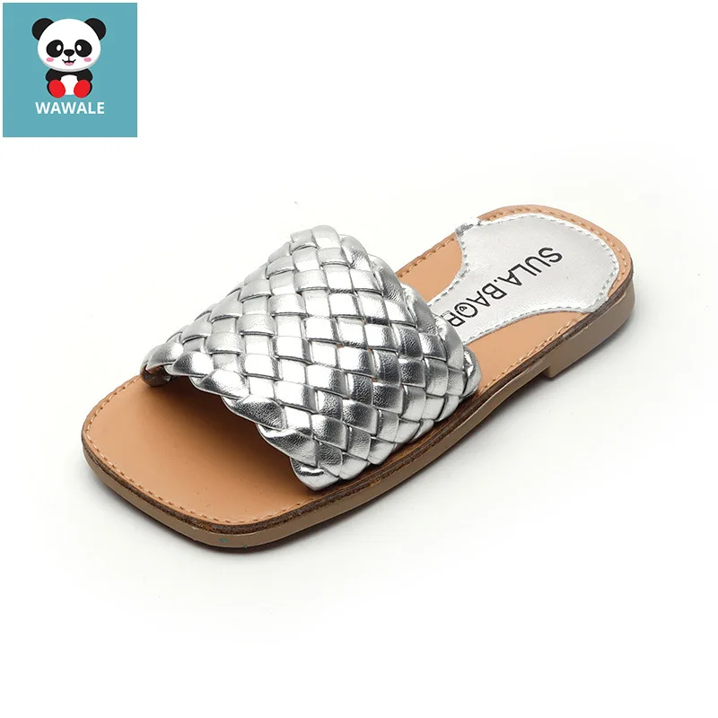 Female Girls Slippers for Kids Woven Knit Shoes Children Sandals Women Fashion Flats New arrivals 2020 Foot Wears
Female Girls Slippers for Kids Woven Knit Shoes Children Sandals Women Fashion Flats New arrivals 2020 Foot Wears