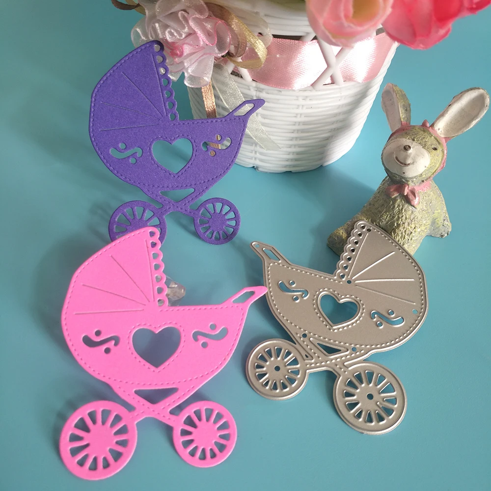 New baby carriage metal cutting dies, used for DIY scrapbooks, cards, photo albums, photo frame decoration, handmade crafts
New baby carriage metal cutting dies, used for DIY scrapbooks, cards, photo albums, photo frame decoration, handmade crafts