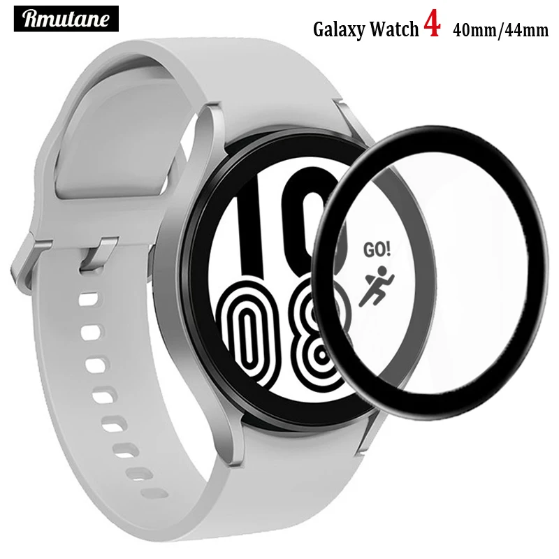 Мягкое стекло для Samsung Galaxy Watch 4 44 мм 40 3D HD универсальная защита Active 2/Watch защитная