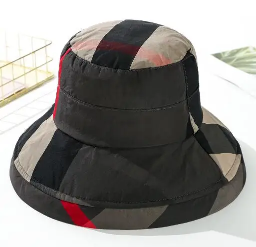 2019 New Hot Plaid Fashion Bucket Hat Women Summer Beach Sun Floppy Hats Flat Foldable Cotton Caps
2019 New Hot Plaid Fashion Bucket Hat Women Summer Beach Sun Floppy Hats Flat Foldable Cotton Caps