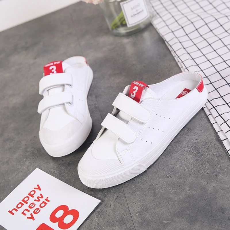 Half Support Small White Shoes Female No Heel 2020 Summer New Wild Lazy Shoes Female Half-toe Flat Student Shoes
Half Support Small White Shoes Female No Heel 2020 Summer New Wild Lazy Shoes Female Half-toe Flat Student Shoes