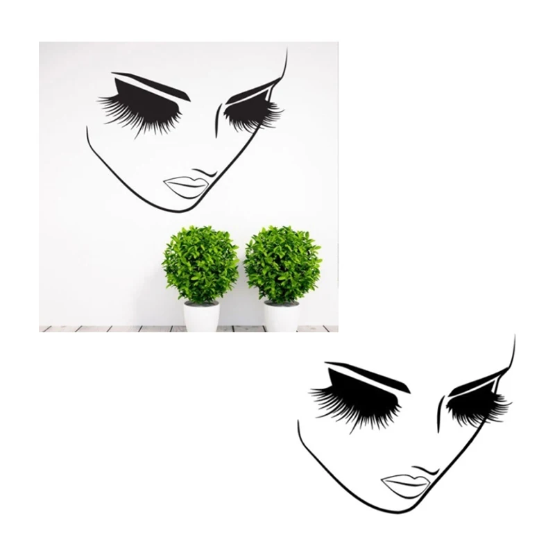 Personality Fashion Girl Eyelash Wall Sticker Home Decoration Can Be Removed PVC Material Home Wallpaper Decoration
Personality Fashion Girl Eyelash Wall Sticker Home Decoration Can Be Removed PVC Material Home Wallpaper Decoration