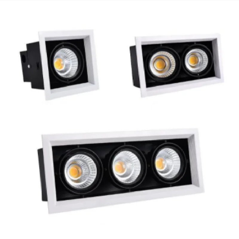 

1 pÃ§s cob led downlights 10w 20 30 superfÃ­cie montado pode ser escurecido led lÃ¢mpadas de teto ponto luz rotaÃ§Ã£o quadrada led do