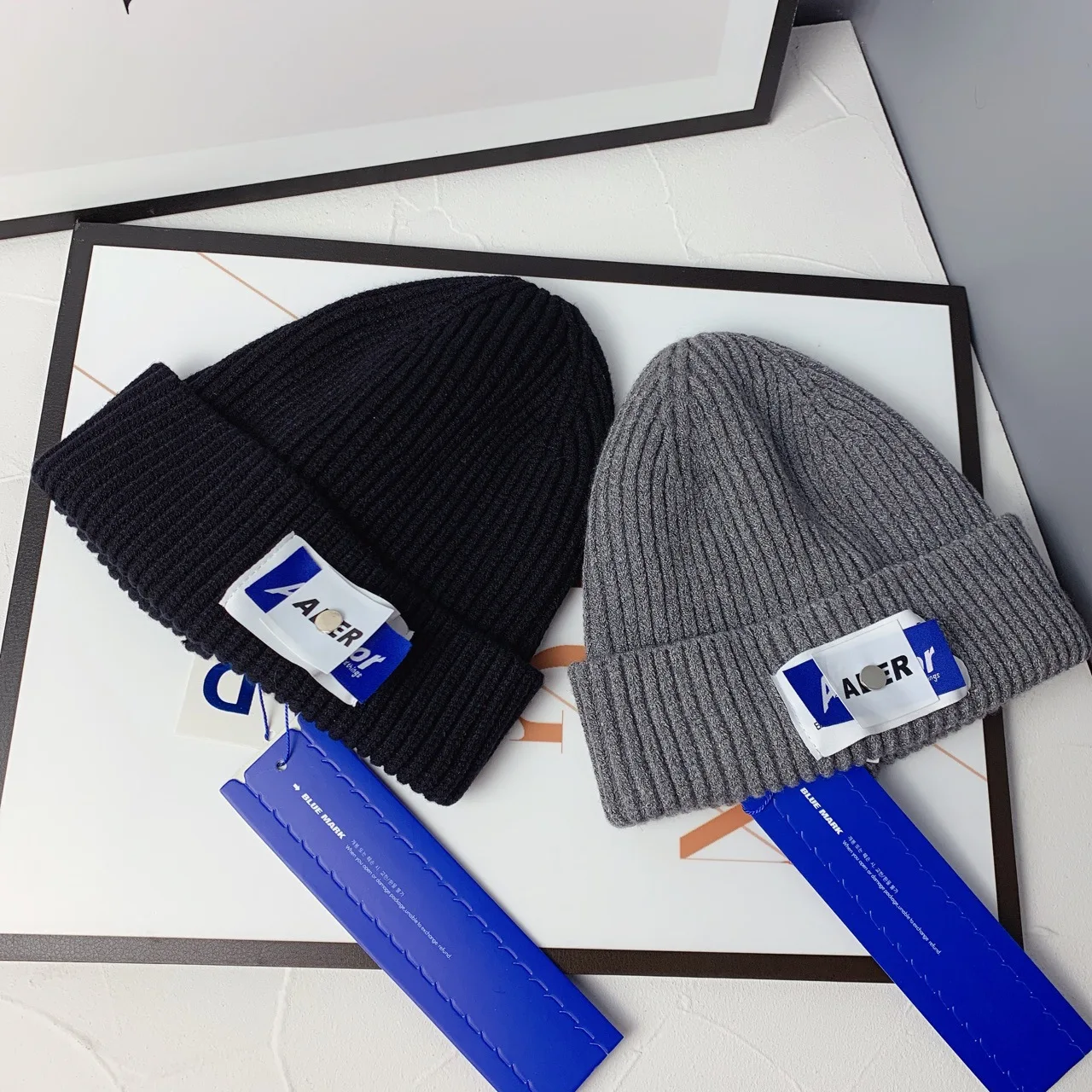Шапка-бини Ader Beanie для мужчин и женщин высококачественные шапки из хлопка шерсти