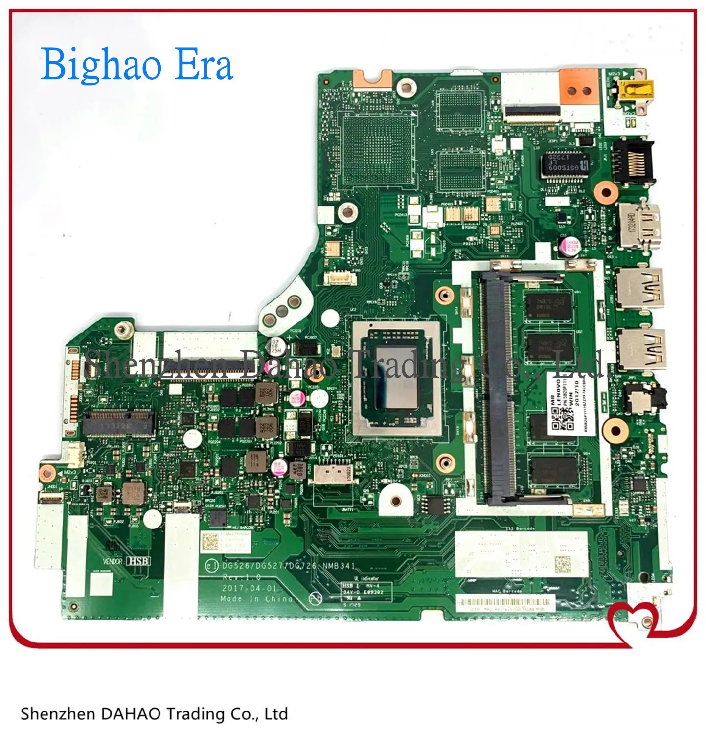 NMB341 For Lenovo Ideapad 320-15ABR Laptop motherbpard NM-B341 With CPU:A12-9720P RAM:4GB FRU:5B20P11116 100% Fully Tested
NMB341 For Lenovo Ideapad 320-15ABR Laptop motherbpard NM-B341 With CPU:A12-9720P RAM:4GB FRU:5B20P11116 100% Fully Tested
