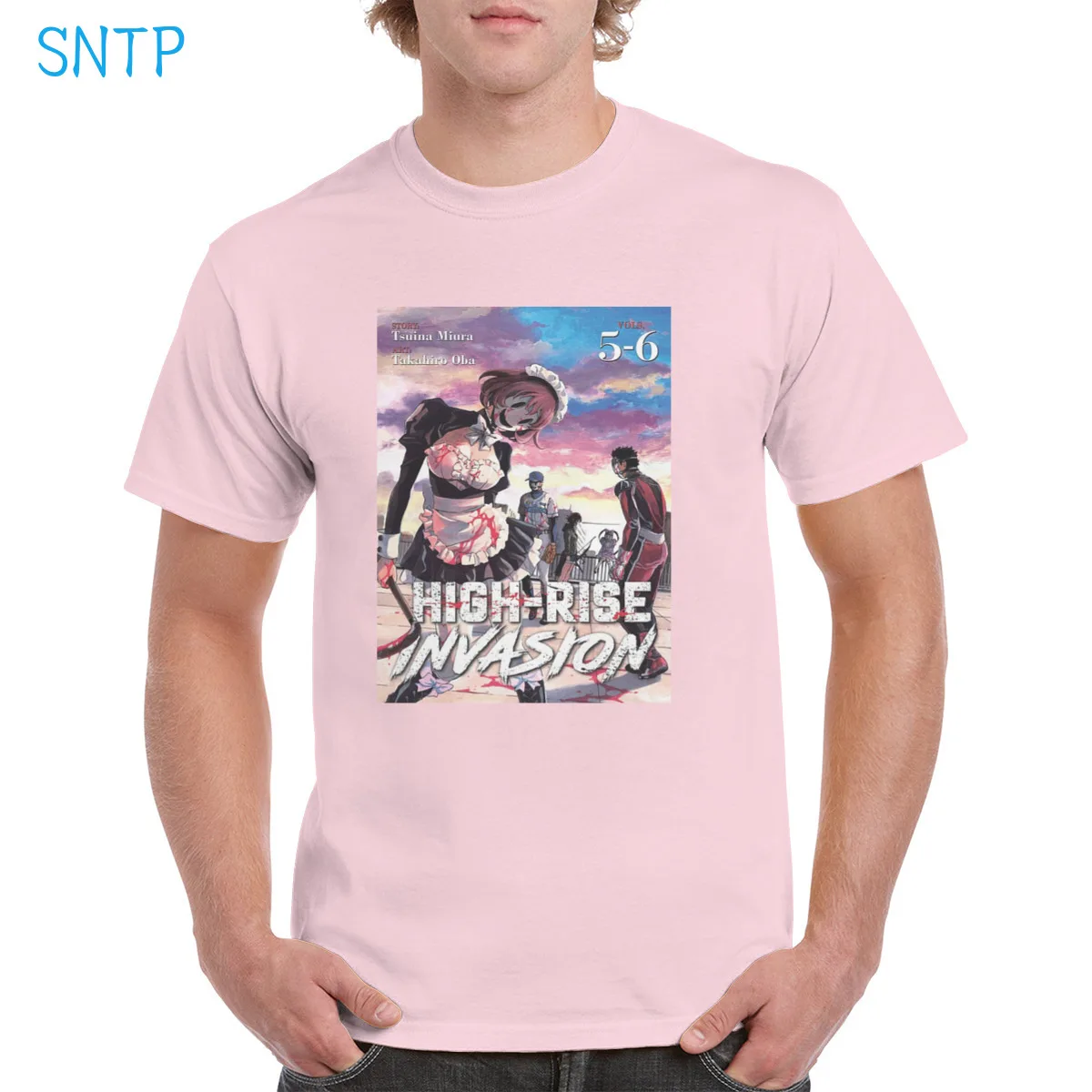 Funny High Rise Invasion t shirt Unisex Tenkuu Mask T-shirt Anime Graphics Tops Cotton Tenkuu Shinpan clothes Female/Man
Funny High Rise Invasion t shirt Unisex Tenkuu Mask T-shirt Anime Graphics Tops Cotton Tenkuu Shinpan clothes Female/Man