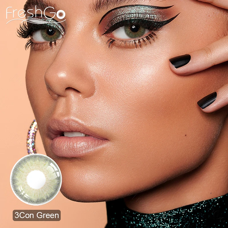 

Freshgo Colored Contact Lenses For Eyes Beauty Contact Lenses Colored Pupil For Eyes Yearly Makeup Color contact lenses For Eyes