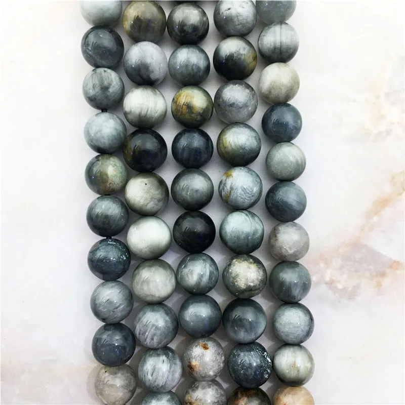 Natural Hawks Eye Stone Bead Top Quality 4 6 8 10MM Round Smooth Gray Loose Falcons Eye Beads Gem For DIY Jewelry Making
Natural Hawks Eye Stone Bead Top Quality 4 6 8 10MM Round Smooth Gray Loose Falcons Eye Beads Gem For DIY Jewelry Making