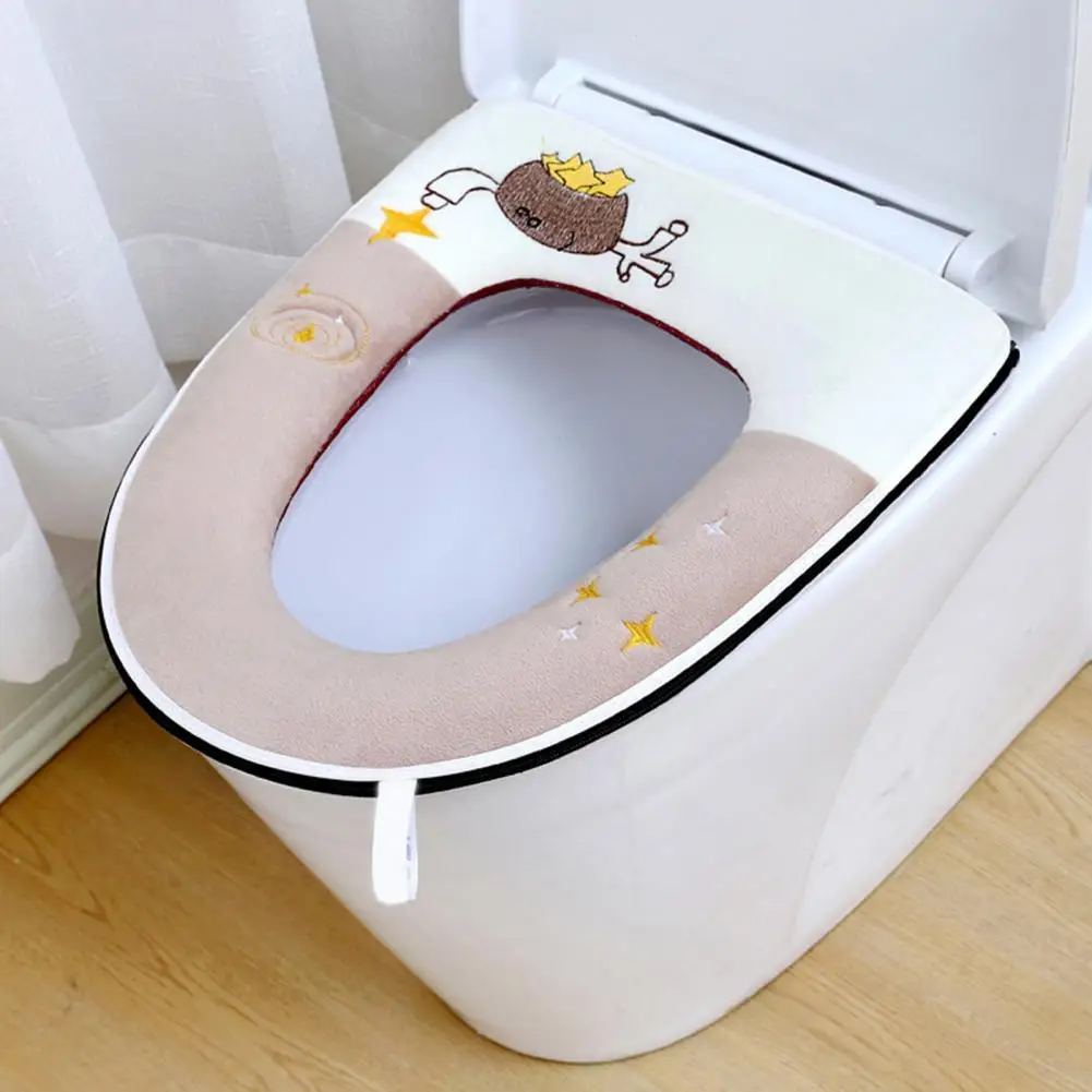 Toilet Seat Cover Durable Washable Toilet Pad Practical Warm Keeping Toilet Cushion for Daily Use Toilet Cover
Toilet Seat Cover Durable Washable Toilet Pad Practical Warm Keeping Toilet Cushion for Daily Use Toilet Cover