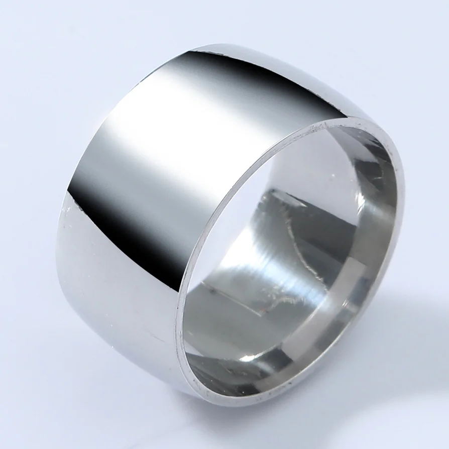 Классические обручальные кольца 12 мм без выцветания 24 К 1 2 см кольцо из желтого