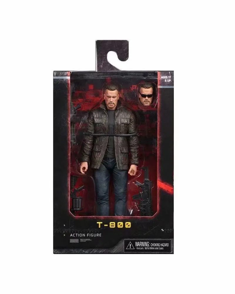 18 см NECA Терминатор T-800 Темный Fate Sarah Connor ПВХ фигурка лучший подарок на Рождество и