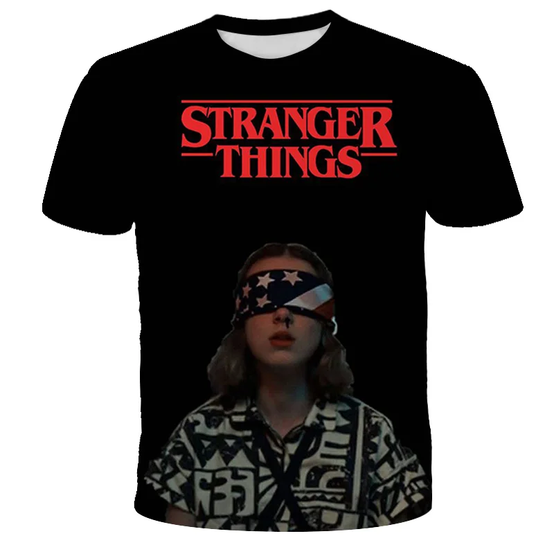 Strange Things Boy Girls 3D Printed T-shirt Stranger Things Children's Fashion Clothing Summer Youth Short Sleeve Hip Hop Top
Strange Things Boy Girls 3D Printed T-shirt Stranger Things Children's Fashion Clothing Summer Youth Short Sleeve Hip Hop Top