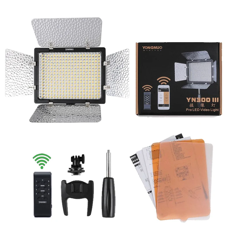 Yongnuo YN300 III 3200K-5500K Pro LED Video Light On Camera Lighting for Wedding +NP-F750 Battery + Charger for Canon Nikon etc
Yongnuo YN300 III 3200K-5500K Pro LED Video Light On Camera Lighting for Wedding +NP-F750 Battery + Charger for Canon Nikon etc