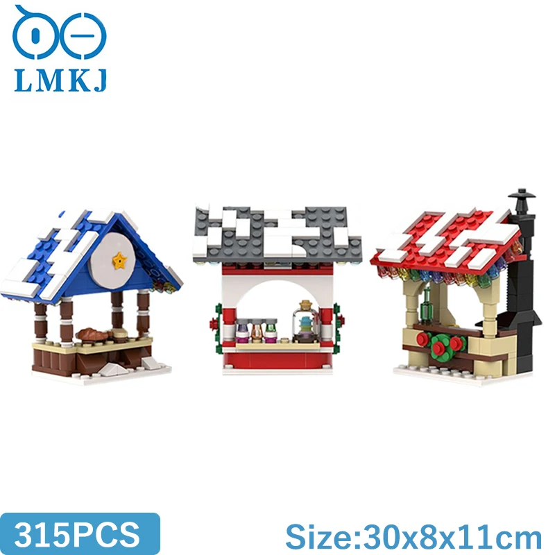 DIY City Street View Building Blocks Winter Village Scene Market Stalls Christmas Holiday Architecture Bricks Kid Toys Xmas Gift
DIY City Street View Building Blocks Winter Village Scene Market Stalls Christmas Holiday Architecture Bricks Kid Toys Xmas Gift