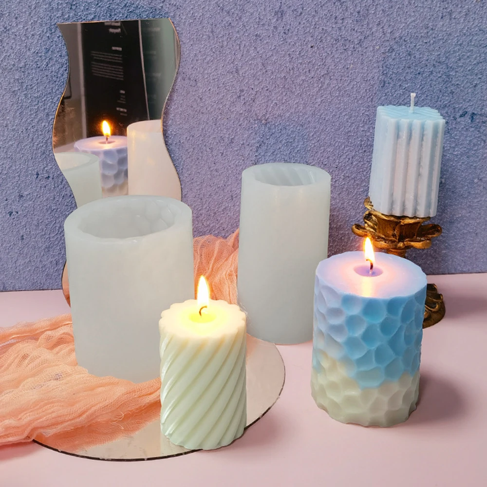 Creative 3D Aromatherapy Silicone Candle Mould Spiral Cylindrical Silicone Mold For Candle Making Diy Handmade Soap Mold Plaster
Creative 3D Aromatherapy Silicone Candle Mould Spiral Cylindrical Silicone Mold For Candle Making Diy Handmade Soap Mold Plaster