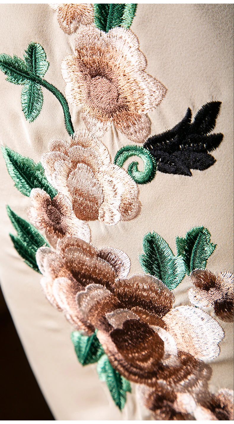 Quality Brand Top New Qipao Long Dress 2021 Summer Vintage Party Evening Women Luxurious Embroidery Flower Pattern Bodycon Dress
Quality Brand Top New Qipao Long Dress 2021 Summer Vintage Party Evening Women Luxurious Embroidery Flower Pattern Bodycon Dress