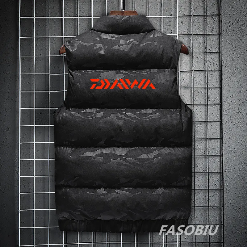 Daiwa Plus Size Casual Men's Vest Camouflage Fishing Jacket 2021 Autumn Winter Warm Down Cotton Hiking Cycling Fishing Clothing
Daiwa Plus Size Casual Men's Vest Camouflage Fishing Jacket 2021 Autumn Winter Warm Down Cotton Hiking Cycling Fishing Clothing