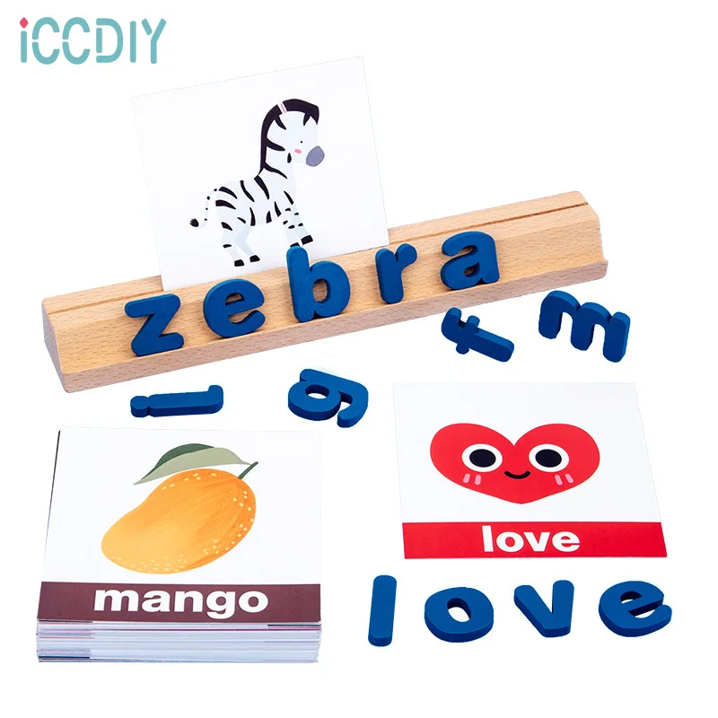 Product Wooden Spelling Word Game English Letter Cognitive Card Puzzle Children's Enlightenment Early Education Educational Toys
Product Wooden Spelling Word Game English Letter Cognitive Card Puzzle Children's Enlightenment Early Education Educational Toys