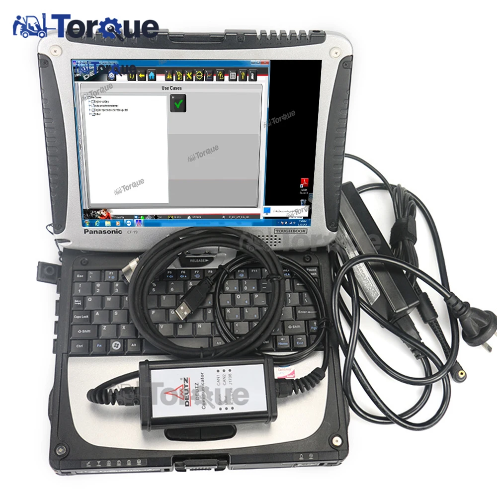 

Diagnostic Pprogramming Tool for Deutz controllers for Deutz DECOM Diagnostic kit Scanner with Thoughbook CF19 laptop