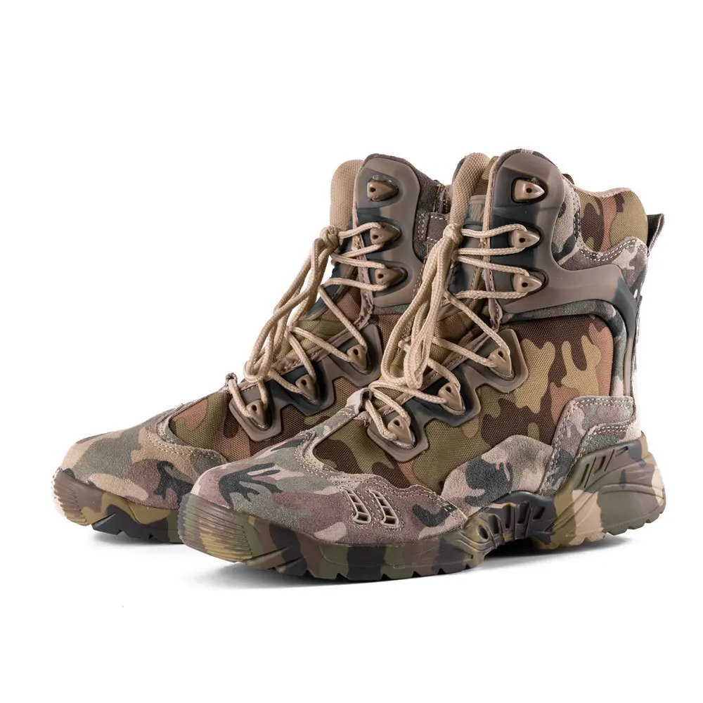 Outdoor hiking boots, tactical boots, high-top training boots, comfortable, breathable, sweat-proof and wear-resistant
Outdoor hiking boots, tactical boots, high-top training boots, comfortable, breathable, sweat-proof and wear-resistant