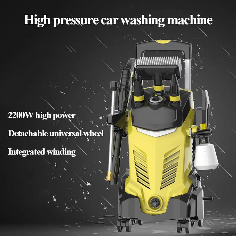 High-pressure Pure Copper Washing Machine Car Washing Machine High-power Water Gun Foam Generator Tornado 2200W Water Pump 
High-pressure Pure Copper Washing Machine Car Washing Machine High-power Water Gun Foam Generator Tornado 2200W Water Pump