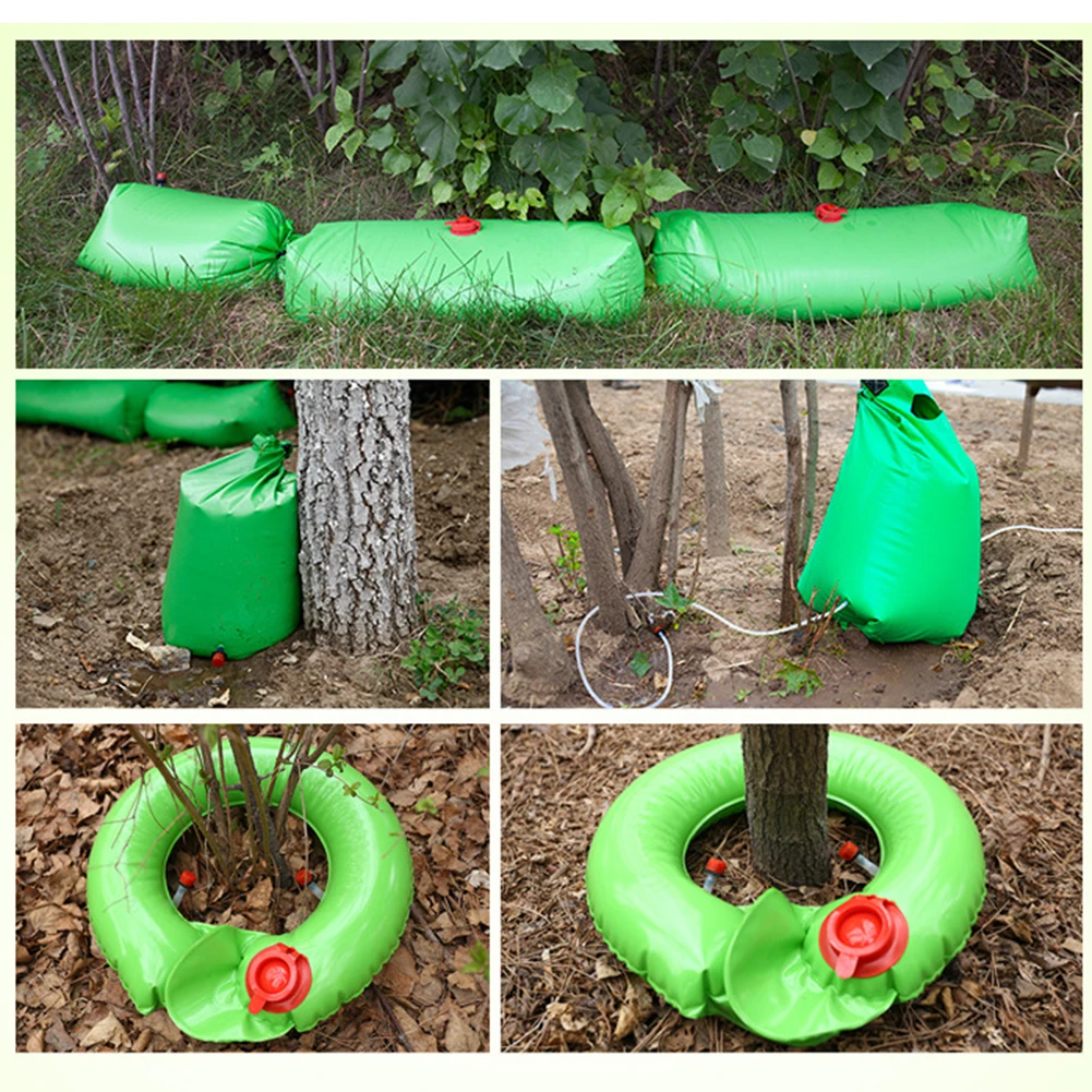 Water Saving Watering Bag UV Resistant Drop Irrigation Systern Slow-Release Watering Ring for Trees Shrubs Plants 
Water Saving Watering Bag UV Resistant Drop Irrigation Systern Slow-Release Watering Ring for Trees Shrubs Plants