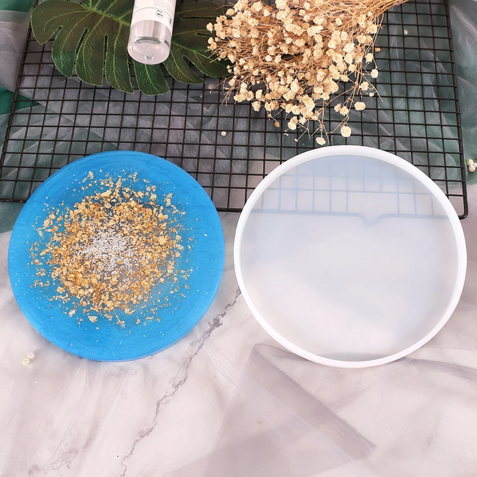 5pcs/pack Glass Coaster Silicone Mold Tea Coaster Epoxy Resin Molds For Making Wine Glass Coasters DIY Home Decoration Cup Mats
5pcs/pack Glass Coaster Silicone Mold Tea Coaster Epoxy Resin Molds For Making Wine Glass Coasters DIY Home Decoration Cup Mats