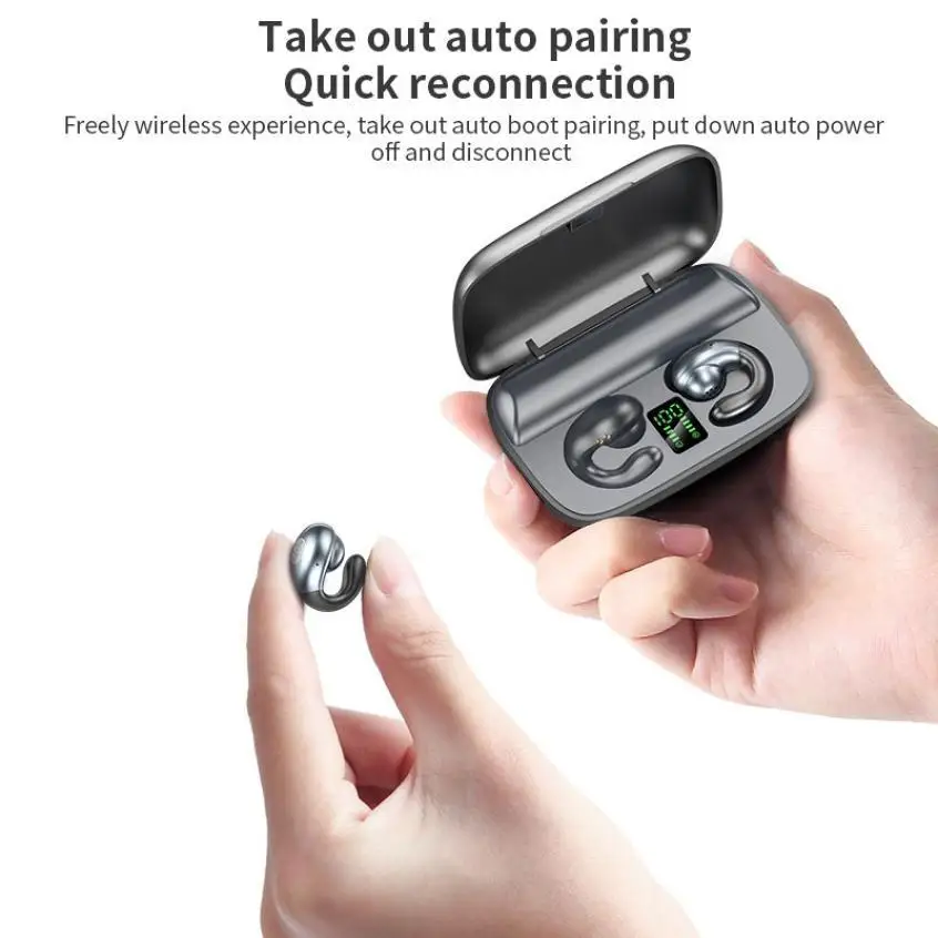 1 Pair Wireless Headphones Bluetooth 5.0 Earphones S19 Digital Display Rechargeable Earbuds ABS Gaming Headset
1 Pair Wireless Headphones Bluetooth 5.0 Earphones S19 Digital Display Rechargeable Earbuds ABS Gaming Headset