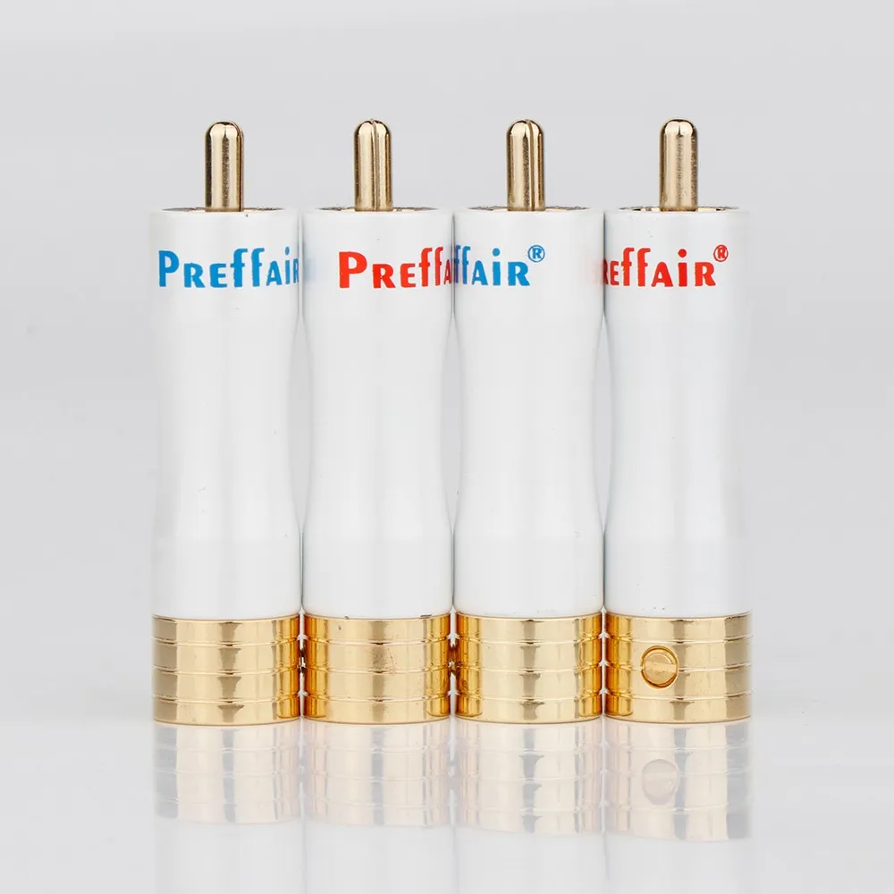 Preffair 4xR1704 RCA Male Plug Audio Video in-Line Jack Adapter Gold Plated,RCA Plug Solderless RCA Male Plug
Preffair 4xR1704 RCA Male Plug Audio Video in-Line Jack Adapter Gold Plated,RCA Plug Solderless RCA Male Plug