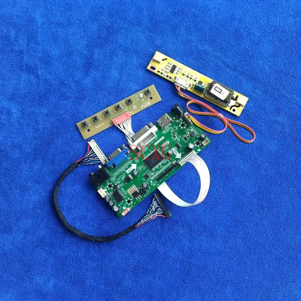 2CCFL HDMI-compatible VGA DVI Kit Matrix 30 Pin LVDS M.NT68676 Controller Board 1366*768 For M185B1/MT185GW01/M185XW01/TMS185WX1
2CCFL HDMI-compatible VGA DVI Kit Matrix 30 Pin LVDS M.NT68676 Controller Board 1366*768 For M185B1/MT185GW01/M185XW01/TMS185WX1