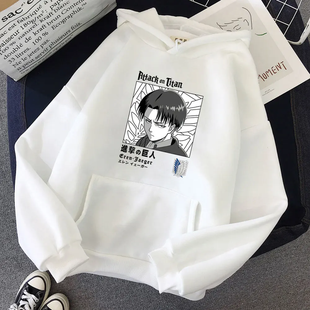 2021 Harajuku Comics Attack on Titan Fashion Levi Ackerman Casual Hooded Pullover Women Funny Retro Creative Hoodie Sweatshir
2021 Harajuku Comics Attack on Titan Fashion Levi Ackerman Casual Hooded Pullover Women Funny Retro Creative Hoodie Sweatshir