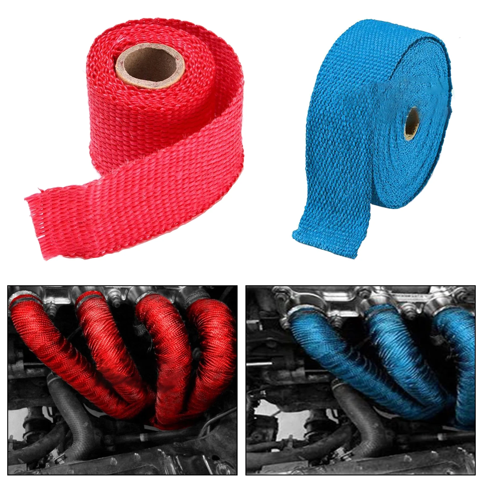 Red/Blue 1.5m Car Exhaust Pipe Wrapped With Heat-insulating Glass Fiber Tape Car Heat-insulating Heat-sealing Tape
Red/Blue 1.5m Car Exhaust Pipe Wrapped With Heat-insulating Glass Fiber Tape Car Heat-insulating Heat-sealing Tape