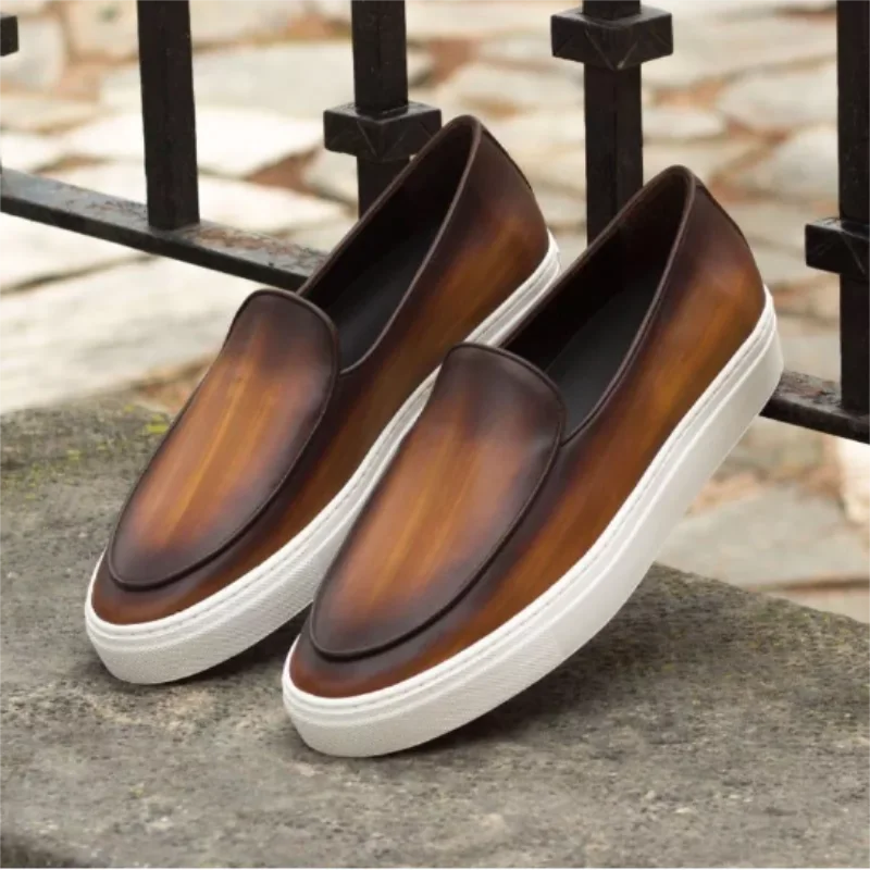 2021 Spring New Men's Leather Shoes Business Casual Fashion Trend All-match Japanese Retro Nostalgic Calfskin Shoes ZZ207
2021 Spring New Men's Leather Shoes Business Casual Fashion Trend All-match Japanese Retro Nostalgic Calfskin Shoes ZZ207