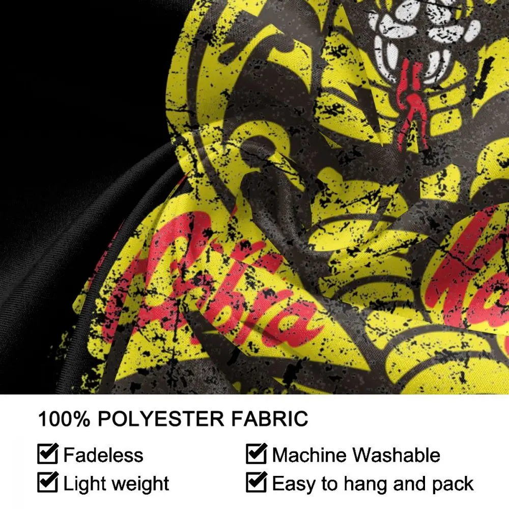 Cobra Kai Tapestry Wall Hanging Bedspread Karate Kid Tapestries Polyester Beach Mat
Cobra Kai Tapestry Wall Hanging Bedspread Karate Kid Tapestries Polyester Beach Mat