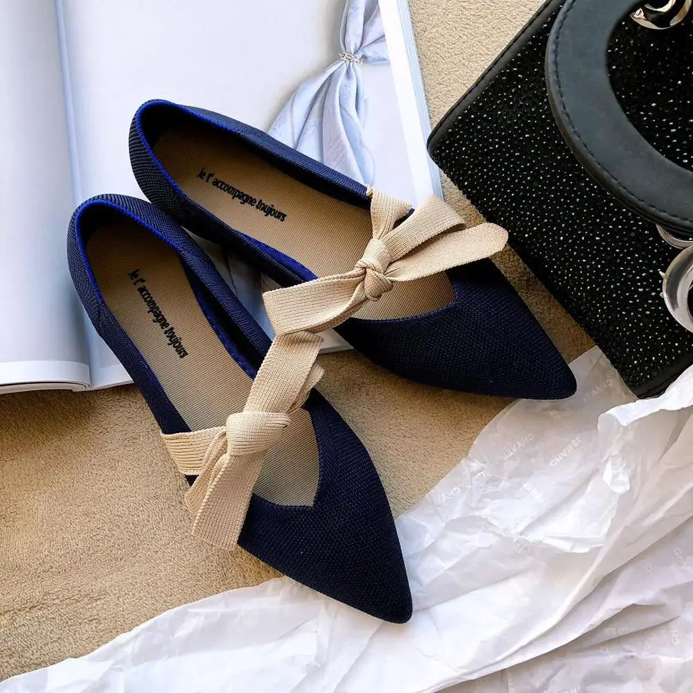 Mary Janes leopard pattern pointed toe knitting ballet flats wowen moccasins shoes woman bow-knot shallow slip on ballerina 2020
Mary Janes leopard pattern pointed toe knitting ballet flats wowen moccasins shoes woman bow-knot shallow slip on ballerina 2020
